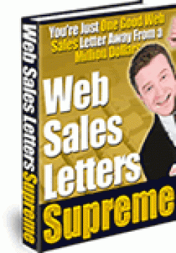 Web Sales Letters Supreme