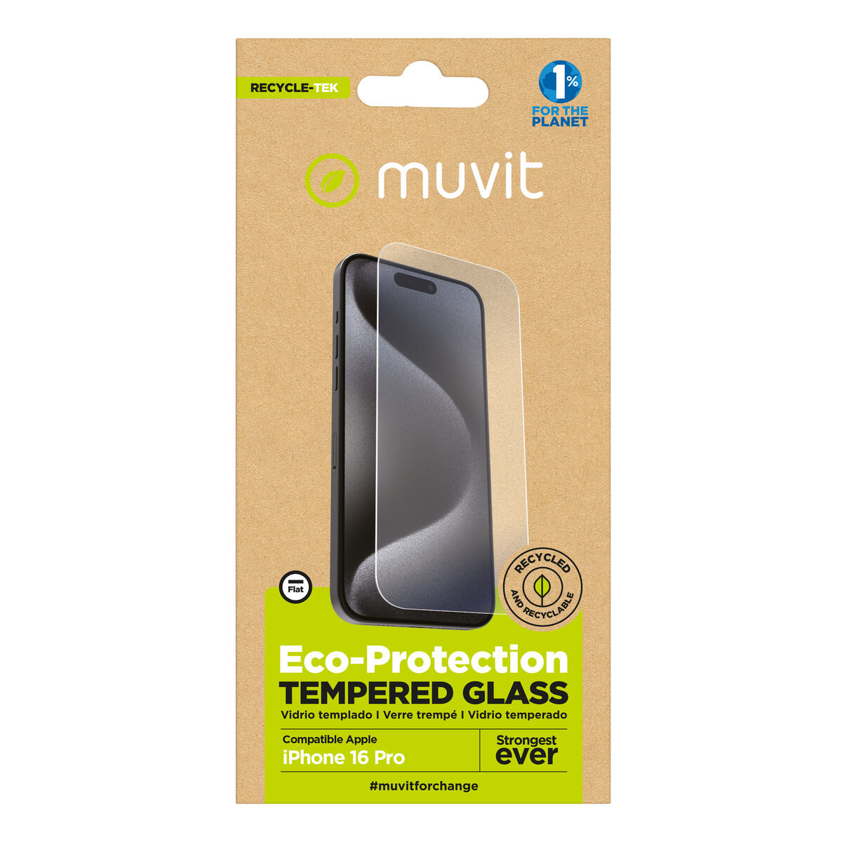 Mobile Screen Protector Muvit iPhone 17/17 Pro/16 Pro
