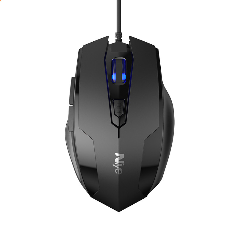 USB Computer Game Macro Programming Gaming Mouse BlACK