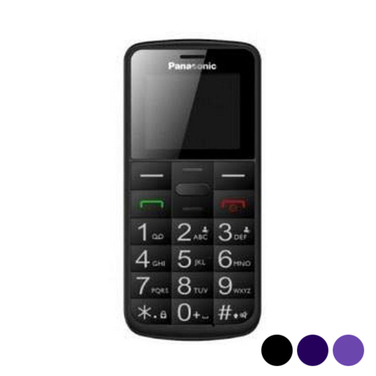 Mobile telephone for older adults Panasonic KX-TU110EX 1,77" TFT Bluetooth LED Black