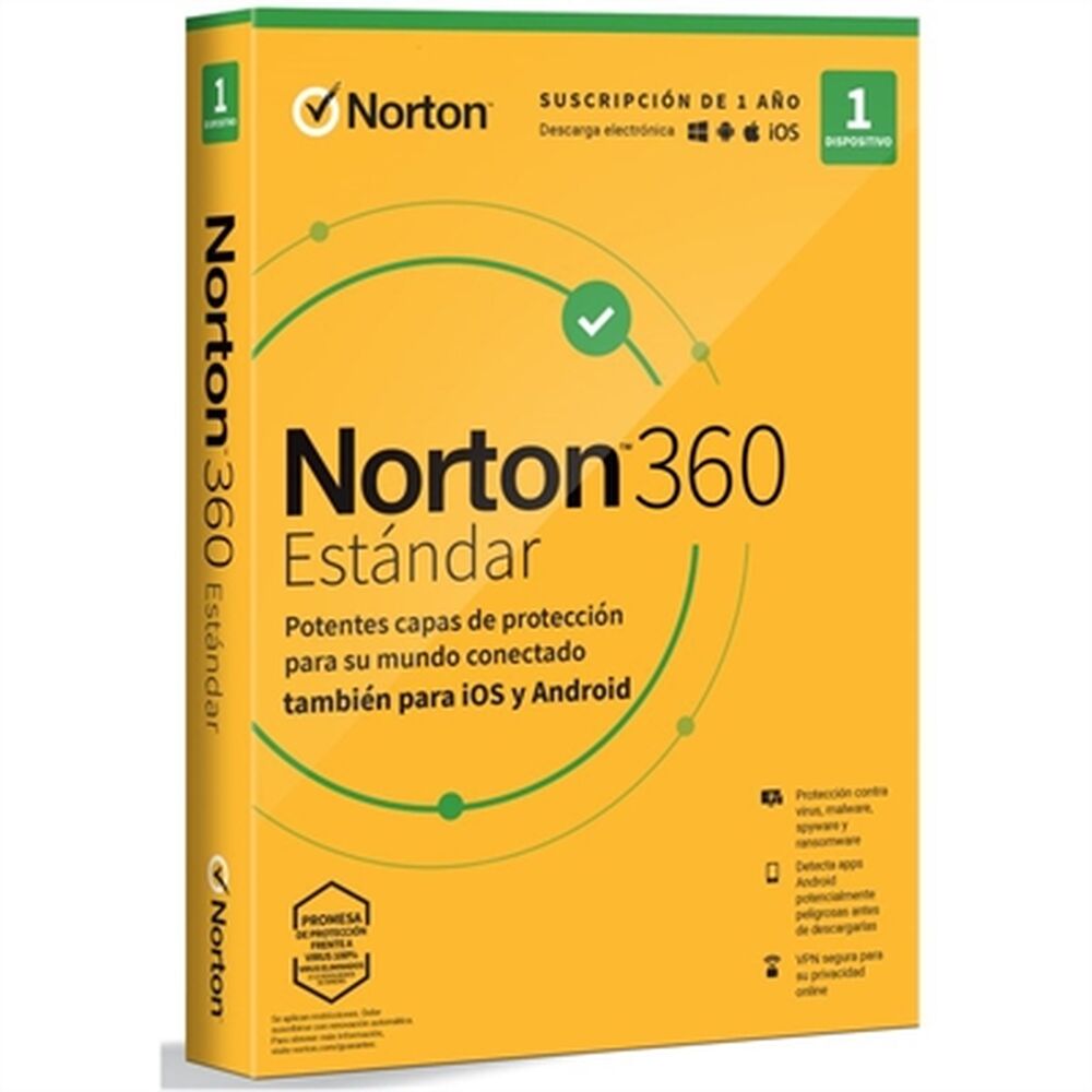 Norton Antivirus 360 Standard - (1 Device, 1 Year) Europe