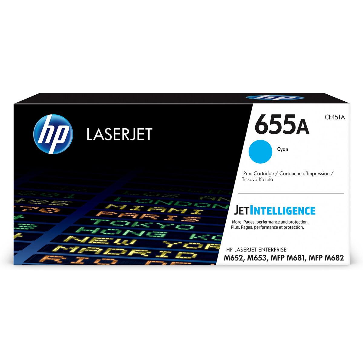 Original Ink Cartridge HP 143A W1143A Black Cyan
