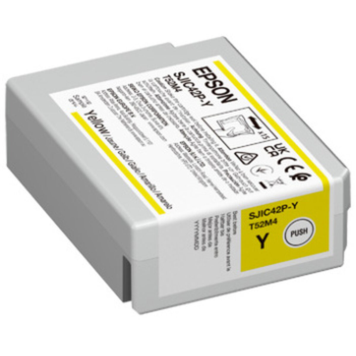 Original Ink Cartridge Epson SJIC42P-Y Yellow