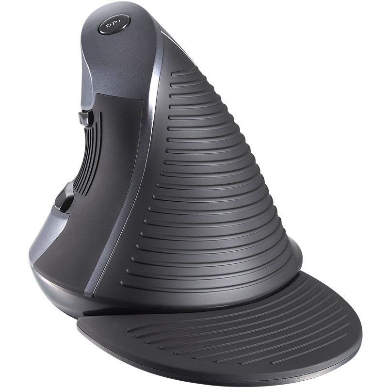 Wired Mouse With Detachable Palm Rest Ergonomic Vertical Mouse BlACK
